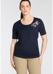 Maier Sports Damen T-Shirt, blau, sportlich, Gr. 46, Obermaterial: 100% Polyester, Shirts
