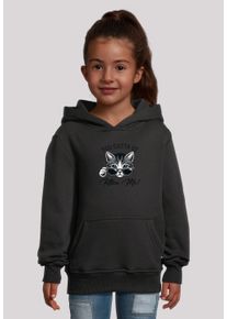 F4NT4STIC Mädchen Kapuzenpullover "Kätzchen You Gotta Be Kitten Me", schwarz, casual, Gr. 134, Obermaterial: 65% Baumwolle, 35% Polyester, Pullover,