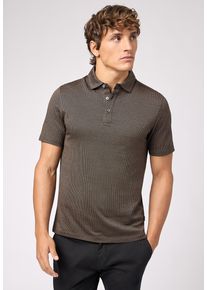 Roy Robson Herren Poloshirt "Struktur-polo", braun, casual, Gr. S, 100% Baumwolle, Shirts