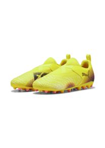 Puma Kinder Fußballschuh "FUTURE 8 MATCH MG Fußballschuhe ohne Schnürung Jugendliche", Gr. 34,5gelb alert schwarz sun struck pink, Obermaterial: