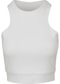 Urban Classics Herren Muskelshirt "Urban Classics Damen Ladies Squared Short Top", weiß, casual, Gr. XL, unifarben, 97% Baumwolle, 3% Elasthan, Shirts