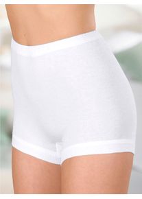 Comazo Damen Pagenschlüpfer, Gr. 40, weiß, 100% Baumwolle, Unterhosen