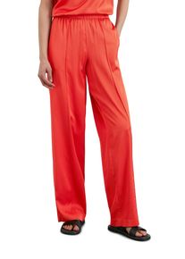 Marc O'Polo MARC O'POLO Damen Chinohose "aus Viskose-Stretch", rot, casual, Gr. 40, bedruckt, Obermaterial: 96% Viskose, 4% Elasthan, Hosen