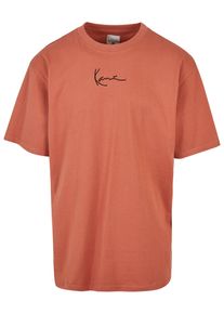 Karl Kani Herren Kurzarmshirt "Karl Kani Herren Small Signature Essential Tee", braun, casual, Gr. M, unifarben, 100% Baumwolle, Shirts