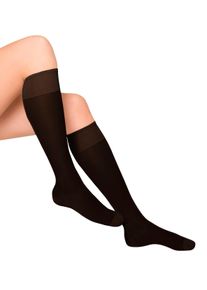 Janastyle Damen Stützkniestrümpfe "Fresh Travel, idealer Reise- und Alltagsbegleiter, 8-10 mmHg", schwarz, Nylon, Elasthan (LYCRA), Socken, hoher