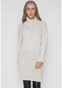 Haily's HAILY’S Damen Rollkragenpullover "LS A RK Za44na", beige, casual, Gr. XS, unifarben, Strick, Obermaterial: 80% Polyacryl, 20% Polyamid, Pullover