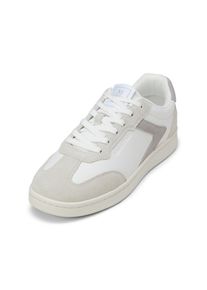 Marc O'Polo MARC O'POLO Herren Sneaker "aus hochwertigem Rindleder", Gr. 40, weiß, Obermaterial: 100% Leder, unifarben, casual, Schuhe