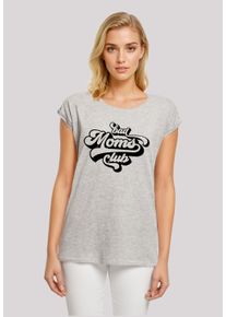 F4NT4STIC Damen T-Shirt "Muttertag Family Vibes für Moms Club", grau, casual, Gr. S, Obermaterial: 100% Baumwolle, Shirts, Premium Qualität