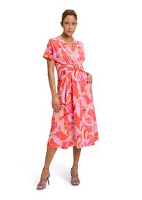 Betty Barclay Damen Jerseykleid "Betty Barclay Jerseykleid mit überschnittenen Ärmeln", rot, modisch, Gr. 42, Jersey, Obermaterial: 95% Polyester, 5%