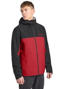 Jack Wolfskin Herren Funktionsjacke "WEILTAL 2L JKT M", rot, Gr. XL, Oberstoff: 100% POLYESTER; Kontrastmaterial 1: 100% POLYESTER; Futter 1: 100%
