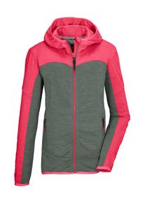 Killtec Kinder Strickjacke "KOS 167 GRLS FLX JCKT", orange, sportlich, Gr. 140, Oberstoff: 100% Polyester, Strickjacken, Powerstretchjacke mit