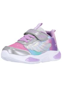 ZIGZAG Kinder Sneaker "Hori", Gr. 25, lila, Polyurethane, Kunstfaser, casual, Schuhe, mit blinkender Leucht-LED-Sohle