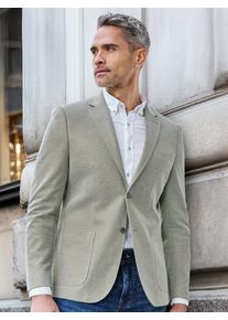 Lerros Herren Jerseysakko "Lerros Herren Jersey Blazer", grün, Gr. 52, 51% Baumwolle, 42% Polyacryl, 7% Ny, Sakkos