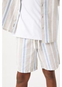 Garcia Jungen Bermudas, beige, casual, Gr. 140, gestreift, Web, Obermaterial: 100% Baumwolle, Hosen, mit Streifenmuster for BOYS