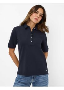 Brax Damen Poloshirt "Style CLEO", blau, Gr. 42, 97% Baumwolle, 3% Elasthan, Shirts