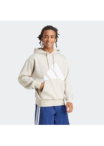 Herren Kapuzensweatshirt "M BL FL HD", grau, sportlich, Gr. S, adidas Sportswear, Obermaterial: 55% Baumwolle, 36% Polyester, 9% Viskose, Sweatshirts