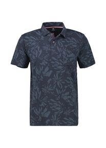Lerros Herren Poloshirt "Lerros Poloshirt mit Stretchanteil in Übergrößen", blau, Gr. 4XL, 95% Baumwolle, 5% Elasthan, Shirts