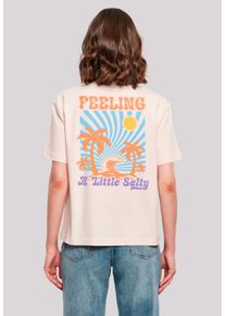 F4NT4STIC Damen T-Shirt "Feeling a Little Salty Summer", pink, casual, Gr. XS, Obermaterial: 100% Baumwolle, Shirts, Premium Qualität