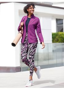 Catamaran Damen Shirtjacke "Sportjacke", lila, Gr. 40, unifarben, meliert, 95% Polyester, 5% Elasthan, Shirts