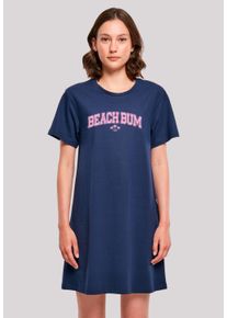 F4NT4STIC Damen T-Shirt "Beach Bum Summer Varsity Retro", blau, casual, Gr. XXL, Obermaterial: 100% Baumwolle, Shirts, Premium Qualität