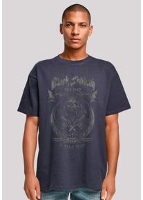 F4NT4STIC Herren T-Shirt "Black Sabbath The End World Tour", blau, casual, Gr. M, Obermaterial: 100% Baumwolle, Shirts, Premium Qualität