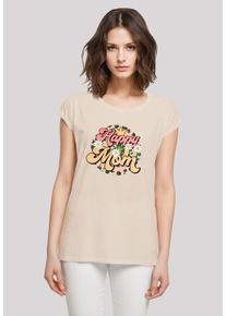 F4NT4STIC Damen T-Shirt "Mothers Day Floral Design Happy Mom", weiß, casual, Gr. XXL, Obermaterial: 100% Baumwolle, Shirts, Premium Qualität
