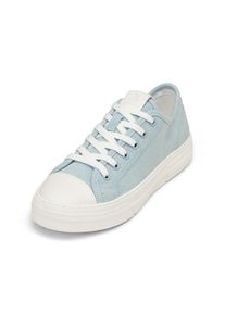 Marc O'Polo MARC O'POLO Damen Sneaker "im klassischen Vulka-Look", Gr. 41, blau, Obermaterial: 100% Baumwolle, unifarben, Schuhe
