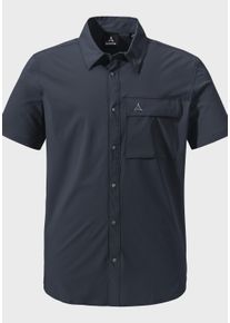 Schöffel SCHÖFFEL Herren Outdoorhemd "Hiking Shirt Style Dooser MNS", blau, sportlich, Gr. 54, Oberstoff: 85% Polyester 15% Elasthan, Hemden
