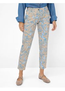 Brax Damen 3/4-Hose "Style MARON S", beige, Gr. 40, 78% Baumwolle, 19% Lyocell, 3% Elasthan, Hosen