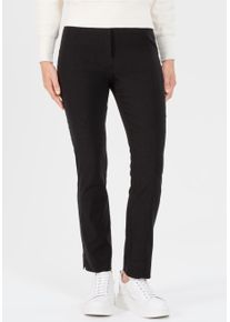 Stehmann Damen Stretch-Hose "INA", schwarz, casual, Gr. 36, unifarben, Web, Obermaterial: 72% Viskose, 25% Polyamid, 3% Elasthan, Hosen, mit Stretch