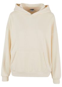 Urban Classics Damen Kapuzenpullover "Urban Classics Ladies Light Terry Oversized Hoodie", beige, casual, Gr. XS, unifarben, 70% Baumwolle, 30%