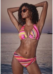 Bruno Banani Damen Bügel-Bikini, orange, Gr. 38, Recycling-Polyester, Bikini-Sets, mit edlem Zierring