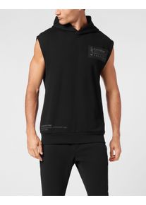 Plein Sport Herren Hoodie "Sport Top", schwarz, Gr. XXXL, Obermaterial: 88% Baumwolle, 12% Polyester, Sweatshirts