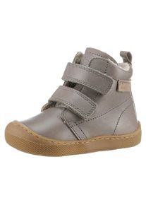 Naturino Kinder Lauflernschuh "WIGGHI VL", Gr. 24, grau, Nappaleder, casual, Schuhe, Barfußschuh mit Warmfutter, Größenschablone zum Download
