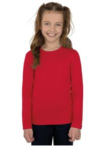 TRIGEMA Kinder Longsleeve "TRIGEMA Langarmshirt", braun, Basic, Gr. 128, 95% Baumwolle, 5% Elastan, Shirts