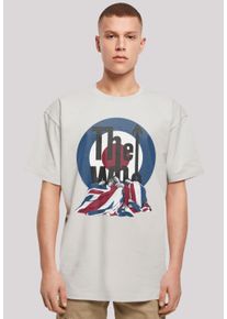 F4NT4STIC Herren T-Shirt "The Who Flag Blanket", grau, casual, Gr. M, Obermaterial: 100% Baumwolle, Shirts, Premium Qualität