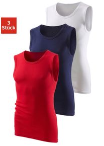 H.I.S. H.I.S Herren Muscleshirt, Gr. 4, bunt, Feinripp, Obermaterial: 100% Baumwolle, unifarben, Basic, Shirts, ohne Seitennähte optimale Passform