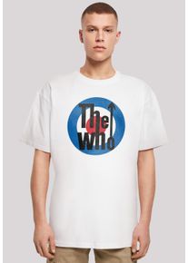 F4NT4STIC Herren T-Shirt "The Who Target Classic", weiß, casual, Gr. S, Obermaterial: 100% Baumwolle, Shirts, Premium Qualität