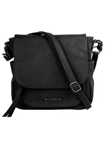 Betty Barclay Damen Umhängetasche, schwarz, Polyurethan (PU), unifarben, Taschen