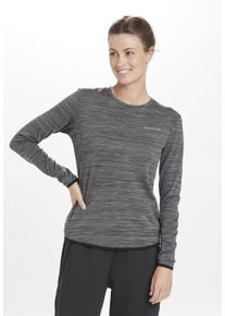 Endurance Herren Funktionsshirt "Leah", schwarz, casual, Gr. 44, meliert, 93% Polyester, 7% Elasthan, Shirts, mit reflektierenden Details