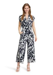 Betty Barclay Damen Overall "Betty Barclay Jumpsuit mit Eingrifftaschen", blau, feminin, Gr. 48, Jersey, Obermaterial: 95% Polyester, 5% Elasthan.