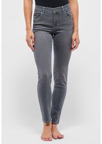 Angels Damen Skinny-fit-Jeans "SKINNY", grau, casual, Gr. 44, unifarben, Denim/Jeans, Obermaterial: 92% Baumwolle, 6% Polyester, 2% Elasthan, Jeans,