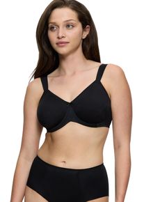 Triumph Damen Minimizer-BH "Essential Minimizer", Gr. 95, schwarz, Obermaterial: 71% Polyamid, 29% Elasthan (LYCRA), unifarben, gemustert, leicht