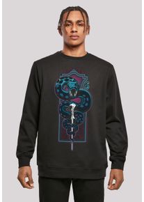 F4NT4STIC Herren Sweatshirt "Harry Potter Neon Nagini", schwarz, casual, Gr. M, Obermaterial: 50% Baumwolle, 50% Polyester, Sweatshirts, Print