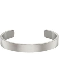 Bruno Banani Damen Armspange "Schmuck Geschenk ArmSchmuck B4100B/20/00/B, B4100B/20/00/S", Edelstahl, silber, Edelstahl, Armbänder