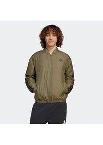 Herren Outdoorjacke "ESS 3S INS B J", grün, sportlich, Gr. XL, adidas Sportswear, Obermaterial: 100% Polyester, Jacken