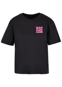 MISS TEE Herren T-Shirt "Miss Tee Damen Bad Babes Club Tee", schwarz, casual, Gr. XL, bedruckt, 100% Baumwolle, Shirts
