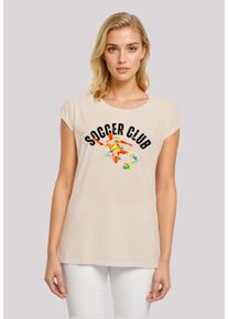 F4NT4STIC Damen T-Shirt "Soccer Club Sport Fan Artwork", weiß, casual, Gr. XXL, Obermaterial: 100% Baumwolle, Shirts, Premium Qualität