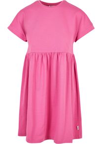 Urban Classics Damen Shirtkleid "Urban Classics Damen Ladies Organic Empire Valance Tee Dress", lila, klassisch, Gr. XXL, unifarben, 100% Baumwolle,