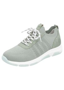 Remonte Damen Slip-On Sneaker, Gr. 37, grün, Textil, Lederimitat, unifarben, sportlich, Schuhe, Freizeitschuh, Halbschuh, Slipper, Schlupfschuh mit